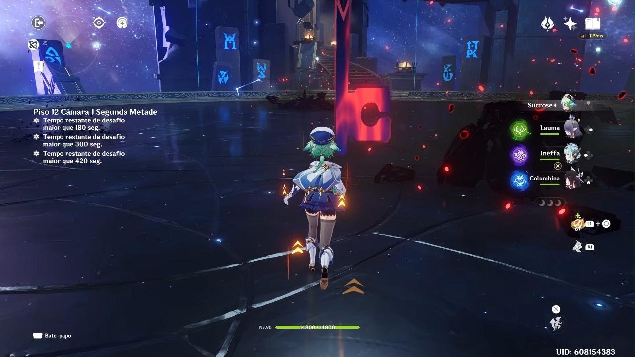 Testando a Ineffa no Abismo Espiral