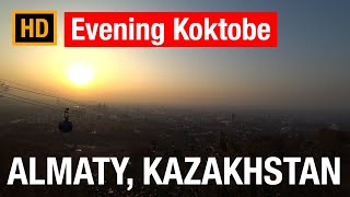 Evening Almaty Kazakhstan (Timelapse)