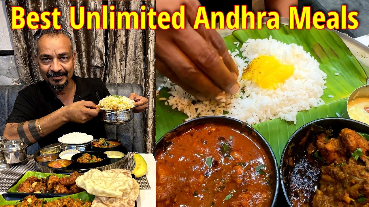 Best Andhra Meals In Bangalore - Must Try Gun Powder - Hydrabad Dum Biryani - Mutton Ghee Roast