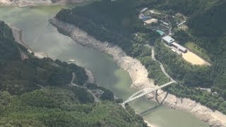 早明浦ダムで３次取水制限 四国 少雨受け４年ぶり