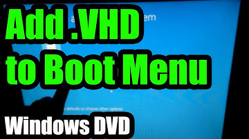 How to Add a VHD to Windows Boot Menu | Using DiskPart and BCDBoot from DVD
