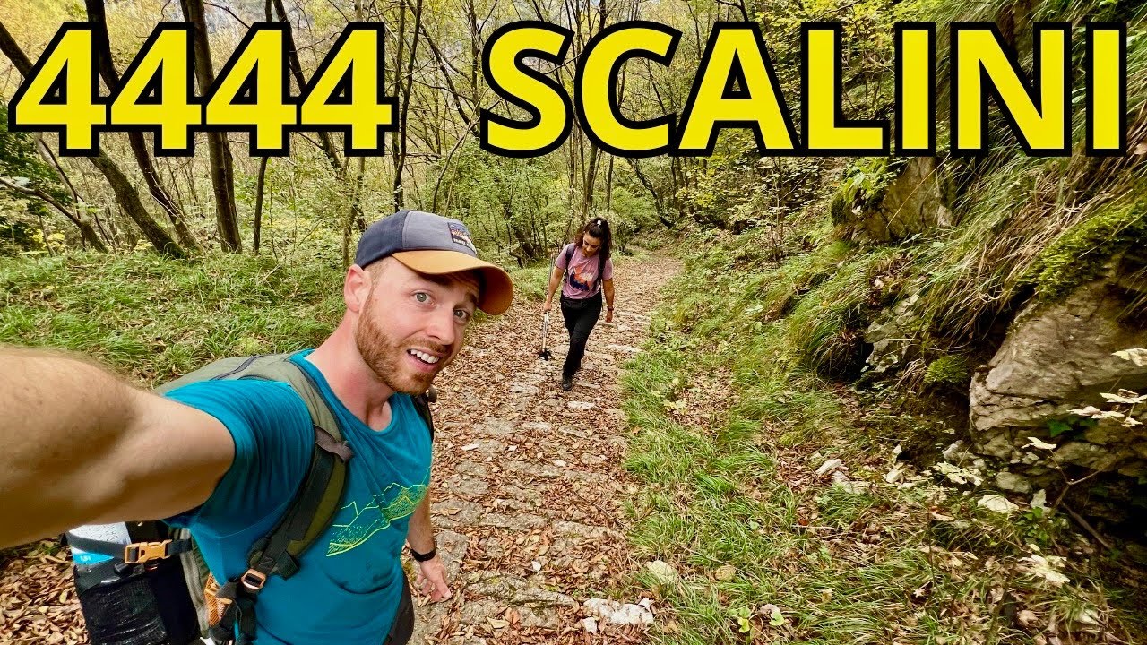 LA SCALINATA PIÙ LUNGA D’EUROPA! 4444 SCALINI in AUTUNNO!🍁Calà del Sasso