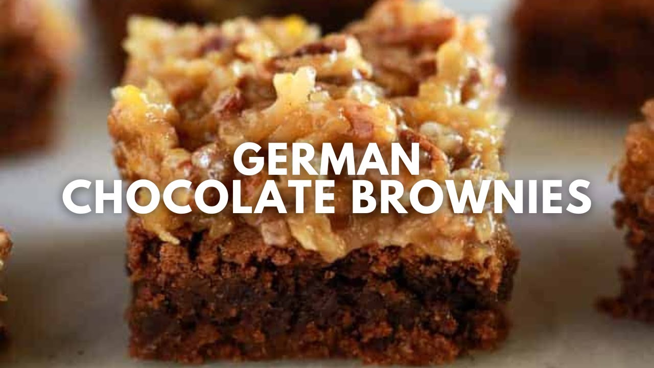 German Chocolate Brownies – Decadent, Easy, and Packed with Caramel Goodness