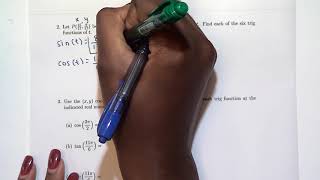 4.2 part 2 - Trigonometric Functions Defined on the Unit Circle