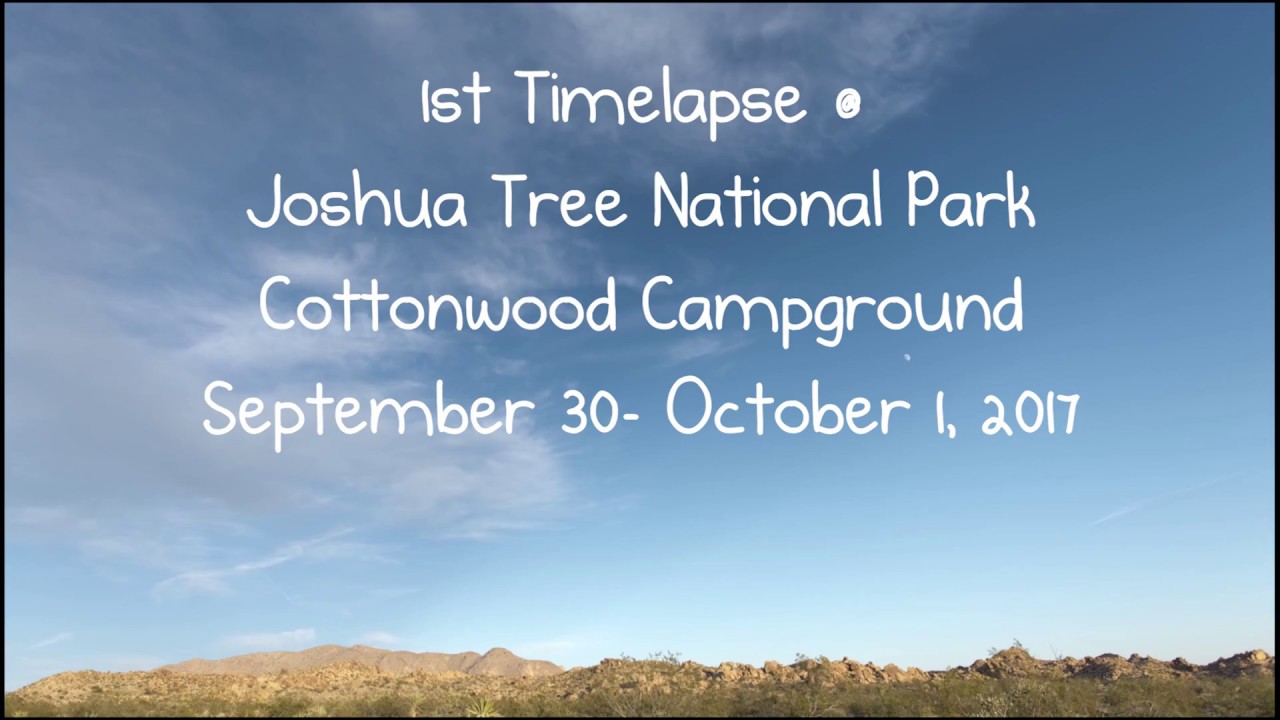 Joshua Tree National Park Holy Grail Timelapse