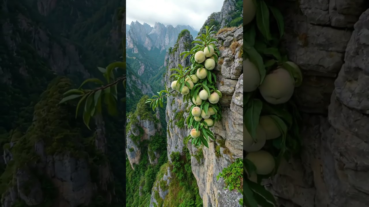 Amazing with mountain fruits farming 🍊🫒