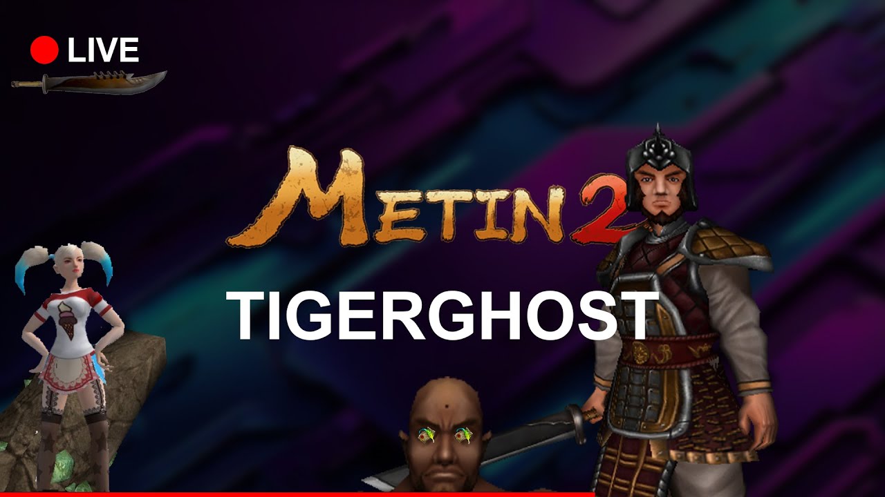 🔴LIVE - Metin2 Tigerghost - hele od 4 do 6 jedu začarka... tak snad něco bude