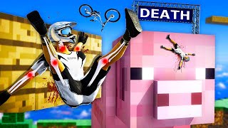 This Lethal Minecraft Bike Park will end you... (Descenders Gameplay)