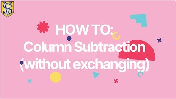 Column Subtraction (without exchanging) | Maths Tutorial with Miss Smith
