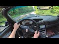 2001 Porsche Boxster S - POV Backroad Blast (Binaural Audio)