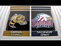 OHL Highlights: Sarnia Sting @ Saginaw Spirit Feb. 21, 2026