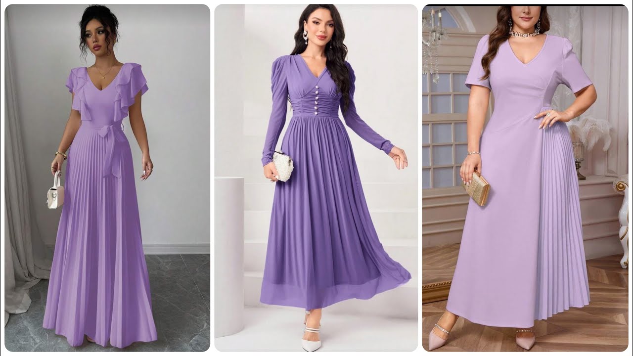 Te encanta el color Lila? Mira estos VESTIDOS bonitos!!