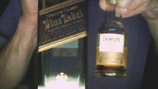 Johnnie Walker Blue Label vs. Dewar's Aged 15 Years - YouTube