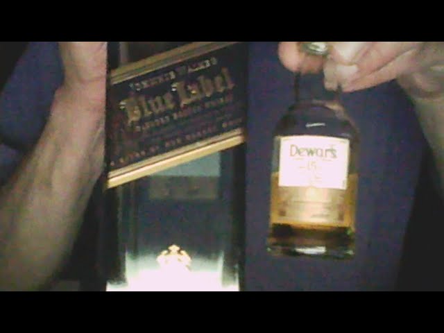 Johnnie Walker Blue Label vs. Dewar's Aged 15 Years - YouTube