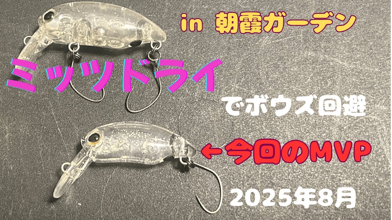 坊主回避！！ミッツドライでラスト15分で3本ゲット！！【
