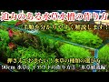 大型水槽の立ち上げ方 完全マニュアル！「９０cm水草水槽の作り方③水草植栽編」ADAネイチャーアクアリウム立ち上げ初心者、水草レイアウト水槽メイキング、水草植え方・エキノドルス、凸型構図、水景デザイン