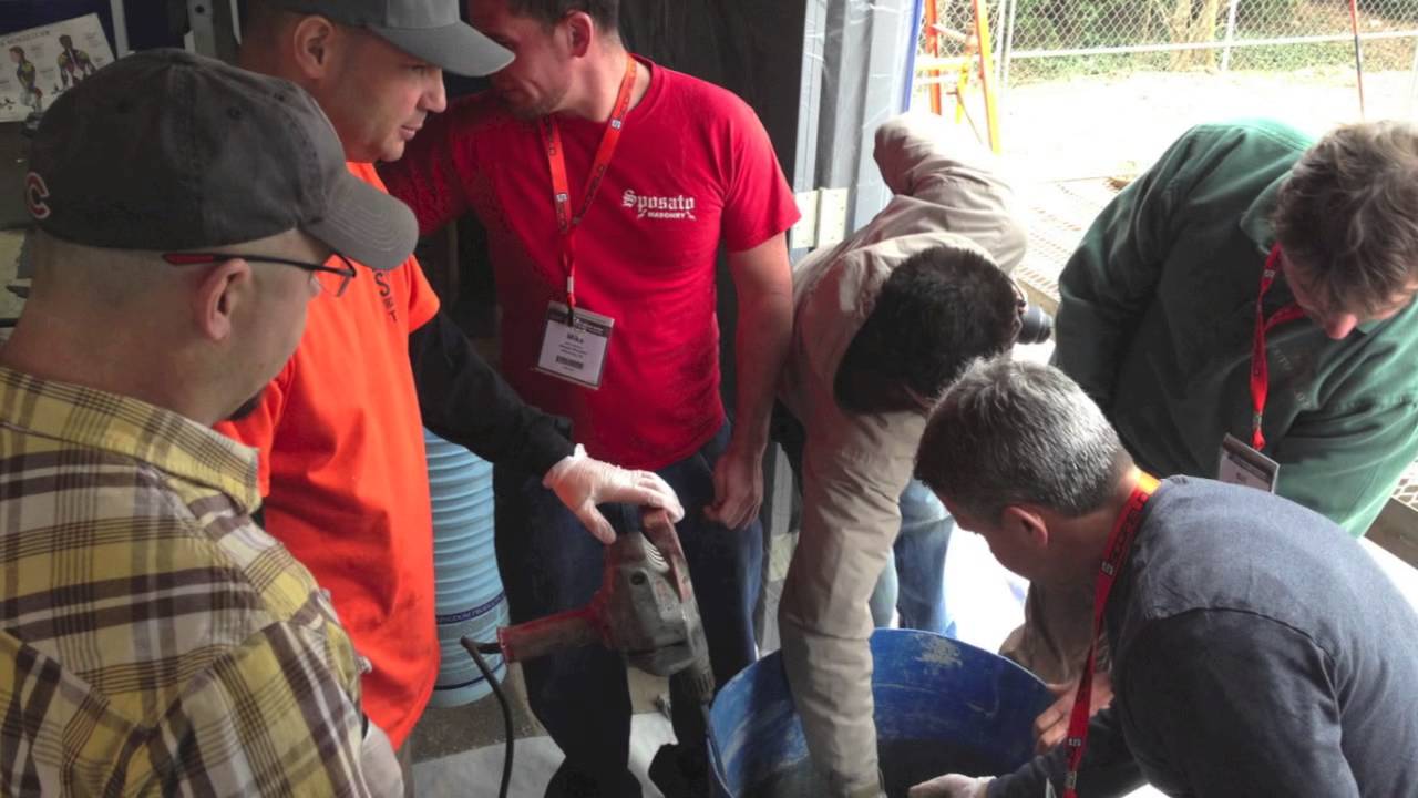 Learn how to Hand Carve Vertical Decorative Concrete --- The Concrete Decor Show 2013