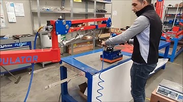 Zero gravity pneumatic manipulator arm, equipped with Vuototecnica PJ Octopus