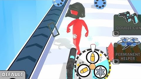 Gun Run Spin & Shoot Gameplay - All Levels (Android & iOS)