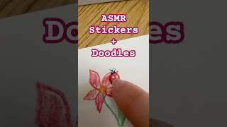 ASMR Doodling + using Stickers