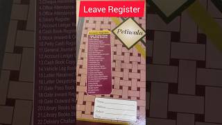 Leave Register