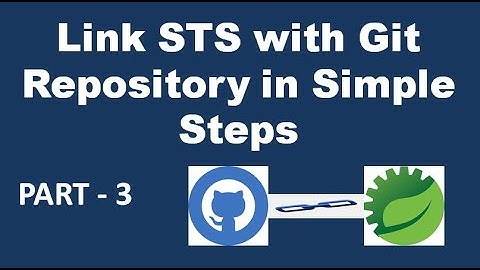 Simple Steps to Link a Git Repository with STS Editor and Push Files  || Part - 3 || Git.