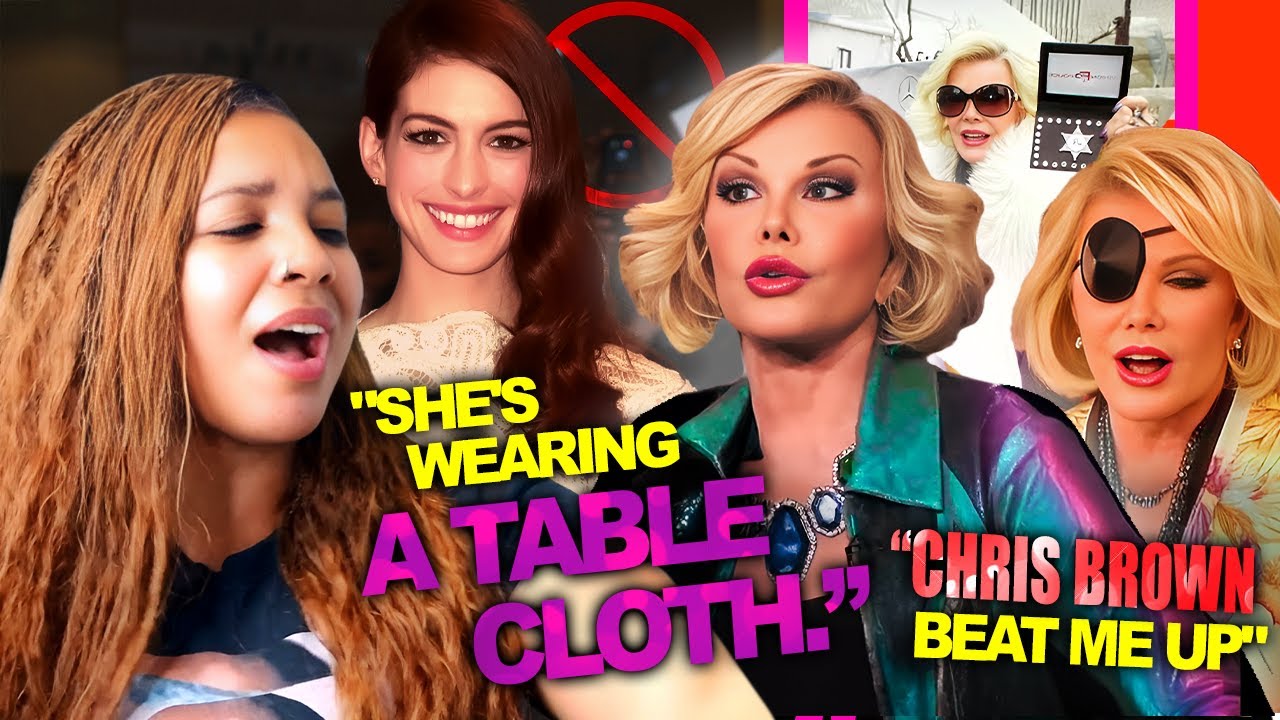 MORE Joan Rivers' most SAVAGE & MESSY reads💀 (Fashion Police) | Reaction