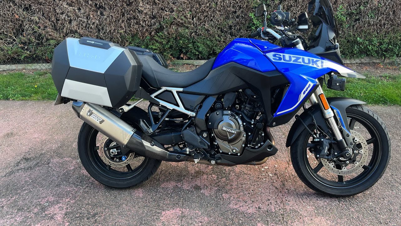 Valises Shad SH 38 X pour suzuki 800 SE/DE - YouTube