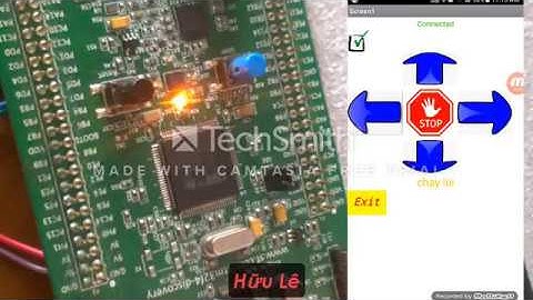 Android app controls internal leds stm32f4 via bluetooth HC 05