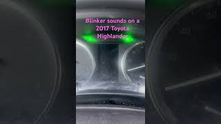 2017 highlander turn signal asmr #automobile #asmr