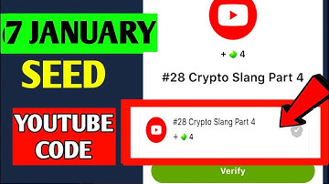 SEED Verify Code | #28 Crypto Slang Part 4 | SEED