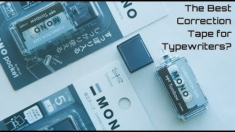 Correcting Typos on Typewriters