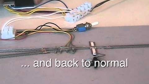 Handlaid All Rail T-Gauge Turnout (improved video)