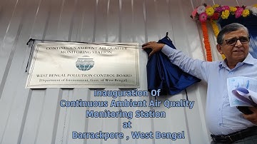 Inauguration of continuous ambient #airquality monitoring station #barrackpore #kolkata #westbengal