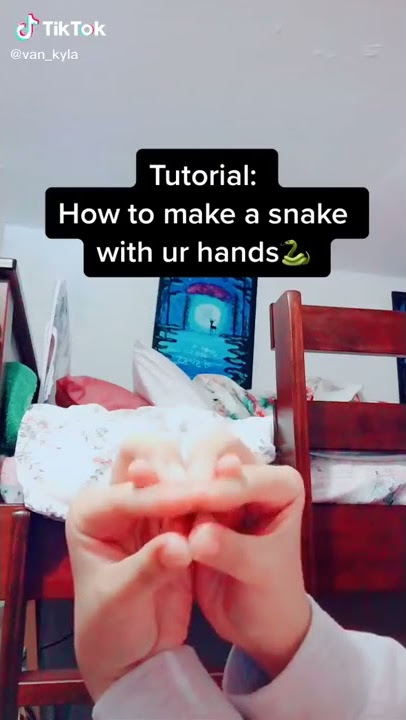 Cara buat ular dari tangan