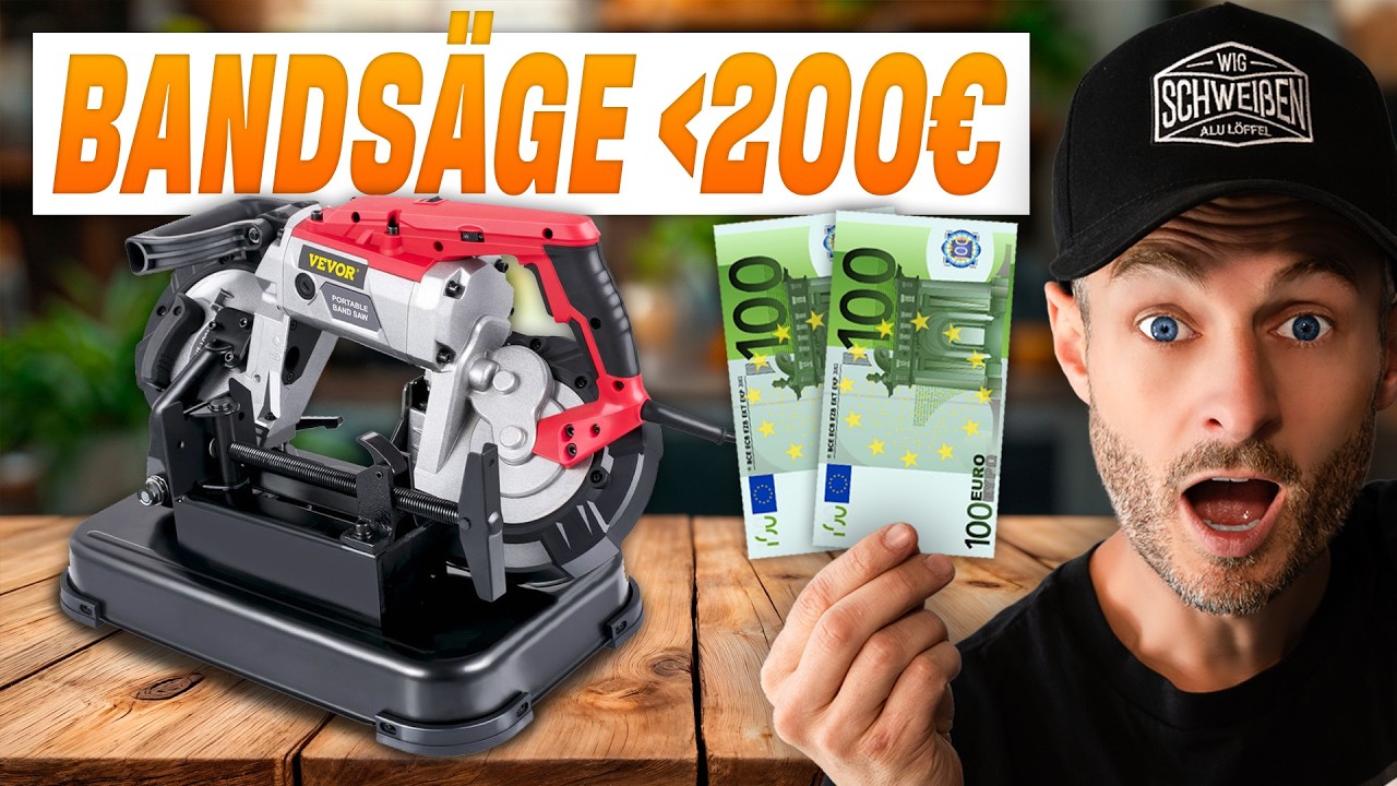 Top günstig Vevor Metall Bandsäge im Live Test mit Daniel & Werkstatt Tipps