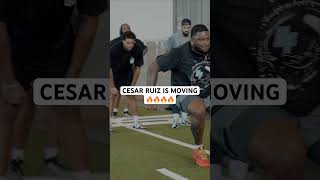 New Orleans Saints Ol Cesar Ruiz Is A Beast