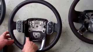 How to identify / compatibility of different Land Rover / Range Rover Steering wheels