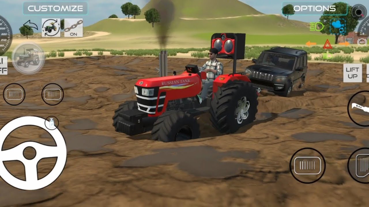 😱🎮 Russian Tractor 🚜|| Helping || Scorpio 🚙||Full video Interesting Guys 😜😄😎💪