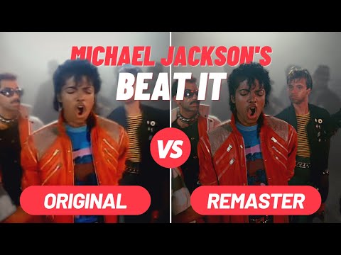 Beat It Original Video Vs 4K Remaster 
