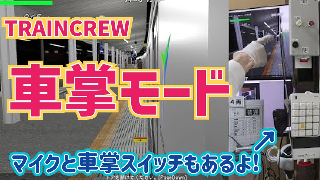 本物の車掌が自宅で電車ごっこするよ