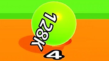 Ball Run Infinity Number Up To (128M, 256M, 512M, 1024M) ! All Levels Gameplay Part 172 android, ios