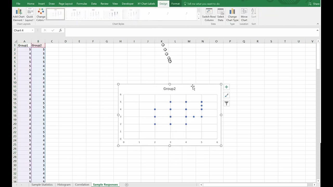 How to perform correlation analysis on survey data