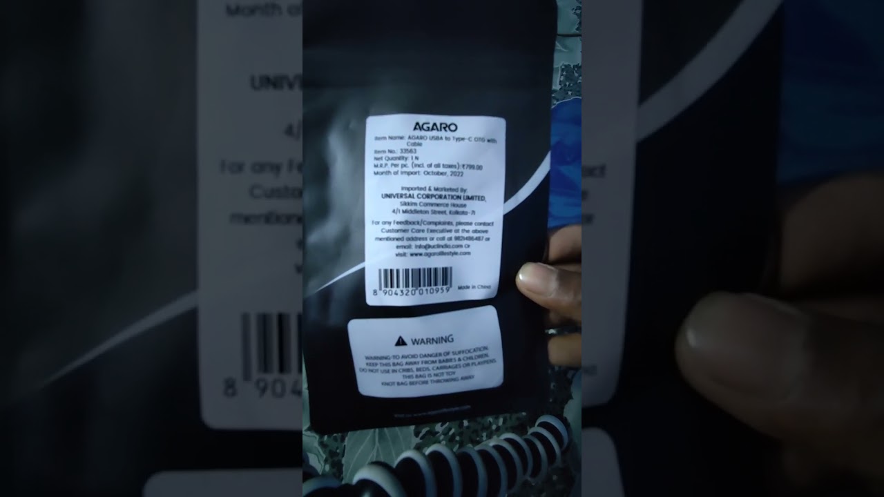 Best Type C OTG Cable Unboxing 🫰🔥 