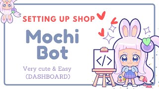 Setting up server SHOPS & ITEMS │Mochi Bot │Cute & Easy, Dashboard│Verified Bot│Discord│Art Event