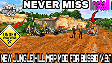 NEW DANGEROUS  HILL MAP MOD V3 7 1|BUSSIDMAP #bussid