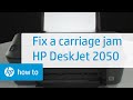 Fixing a Carriage Jam | HP Deskjet 2050 All-in-One Printer | HP