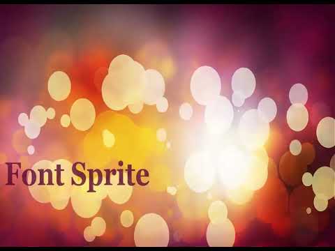Sprite Font Construct 2