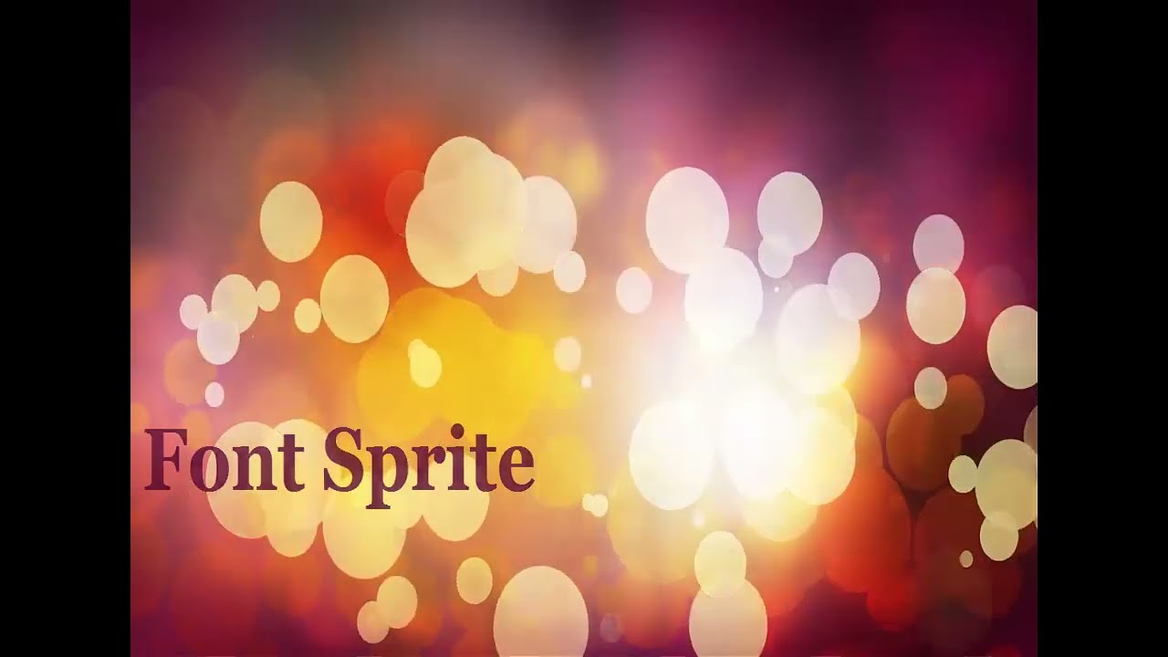 Sprite Font Construct 2