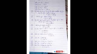 Trigonometry Formula Sheet #maths #trigonometry